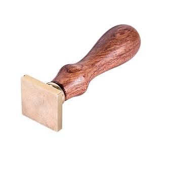 Eritme Balmumu M�hr� Damga 22 mm Kare Bo� Bak�r Kafa + G�la�ac� Kol 