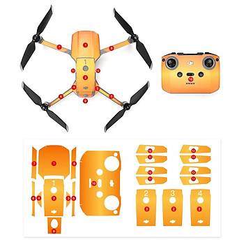 DJI Mavic Air 2 Gvde Kumanda ve Pil in 3M Film kartma Seti