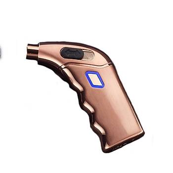 Çift Ark Plazma Çakmak Pistol Model Elektrikli USB Şarjlı  