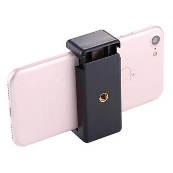 Telefon Tutucu ve Stand Mini Katlan�r Tripod + Mobil Klip