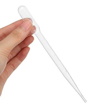 3 ml Damlalk Pastr Damlalk Pipet 20 Adet Set 14.4 cm Tek Kullanmlk effaf PE