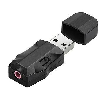 USB Bluetooth V5.0 Verici Alıcı Aux Ses ve Müzik Amplifikatörü 