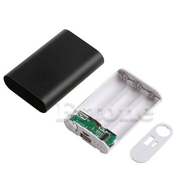 Alüminyum Boş Power Bank Kutusu 5V 1.0A 3x18650