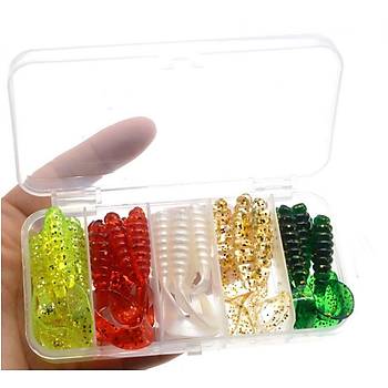 PROFISHER Silika Jel Sahte Yumuşak Yem 6 cm 1,8 gr Plastik Kutuda    