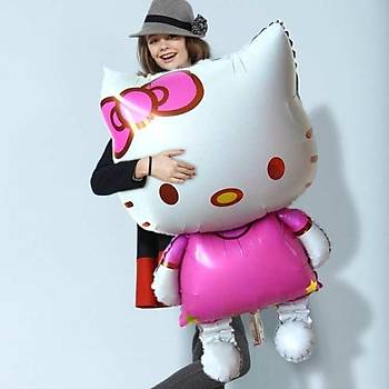 Folyo Balon 92 x 65 Hello Kitty Parti Doğumgünü