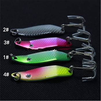 PROFISHER Metal Spin Kak Parlak Yapay Yem 5 cm