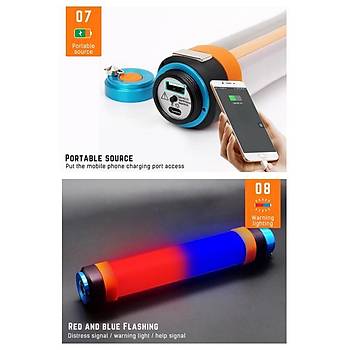USB Şarj Edilebilir IP68 Su Geçirmez Led Kamp Işıldak Taşınabilir El Feneri T25 