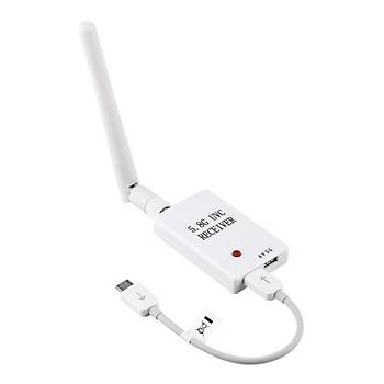 Android 5.8G FPV Alıcı UVC Video Downlink OTG VR FPV Uçak Drone 