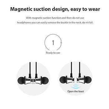 Bluetooth CSR V4.1 Mikrofonlu Kablosuz Stereo HiFi Spor Bass Kulaklk 