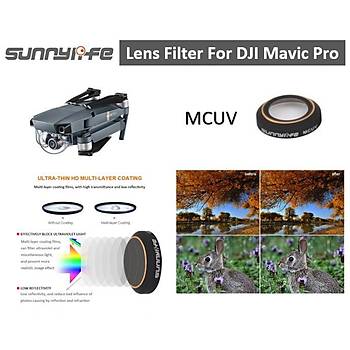 DJI Mavic Pro Platinum Kamera Lens İçin  MCUV Ultraviole Filtre