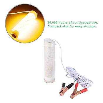 Sualtı LED Işık Gece Tekne Balıkçılık 12 V 25 W Ampul 104 SMD LED ON/OFF 5 MT