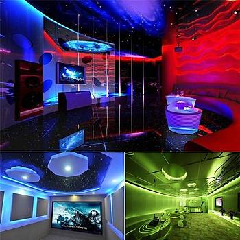 Esnek erit LED Strip Yeil Renk 12V 5M 300 Led SMD 3528 2835 Diyot 