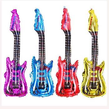 Folyo Balon 85x30 Gitar Parti Doğumgünü Kutlama