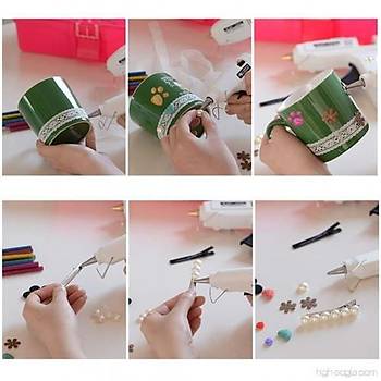 Mhr Mumu Simli ubuk Scak Tutkal 7mm x 10cm 12li Lacivert Renk