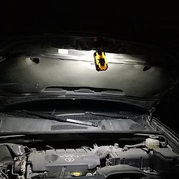 Outdoor 30W Mini Şarjlı 21 LED 3 Mod Projektör Power Bank 
