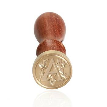 Retro Mektup M�h�r� Damga A Harfi + 30 Adet M�h�r Mumu + Eritme Ka����