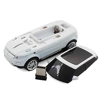 Optik Mouse 2.4GHz Ergonomik Kablosuz Rover SUV Araba Şeklinde 