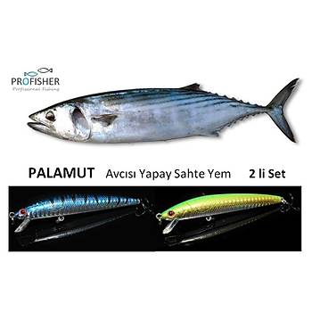 PROFISHER 2 li Set Palamut Katili Sert Yapay Sahte Yem 8,8 gr 9,5 cm