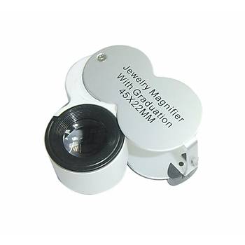 45x 22mm Katlan�r �l�ekli Optik Lens 2 Beyaz Led 1 UV Led I��kl� 