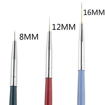 Trnak Sanat Boyama Fra Set 3l Akrilik UV Jel izim Kiti 8mm 12mm 16mm
