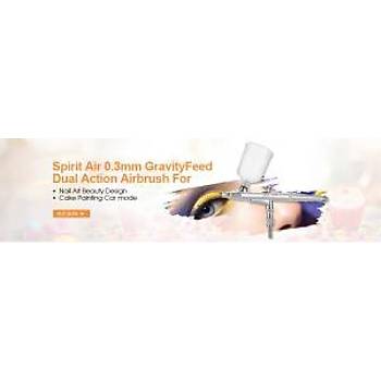 Airbrush Kompresr Hava Fra Pskrtme Tabancas 0.4mm 