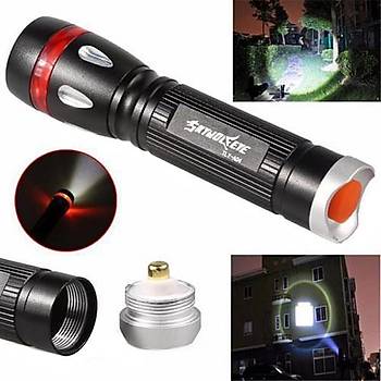 El Fener 3000LM 3 Modlu CREE XML T6 LED 18650 VEM86 P20 Skywolfeye
