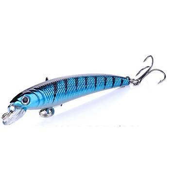 PROFISHER 4 Renk Set 2 Kanca Sahte Balk Yem 5,5 gr 7,5 cm Slender 