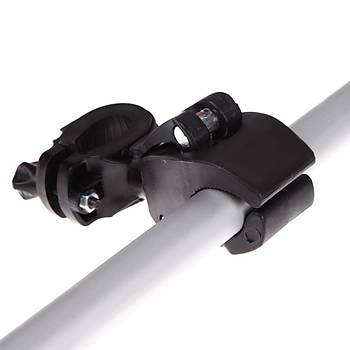 Motorsiklet Bisiklet LED El Feneri Tutucu Klip Torch Braketi Ön Işık Klip Omnipotent