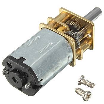 Arduino Model Proje DC 12 V 100 RPM N20 Mini Dişli Motor
