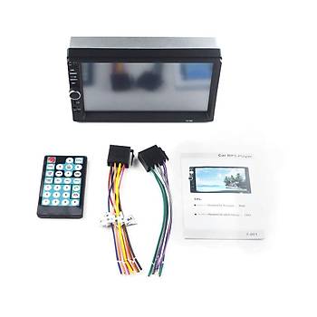 Multimedia MP5 Deck Teyp Dokunmatik Ekran HD 7? Araç Radyo BT USB Dikiz Kamera 