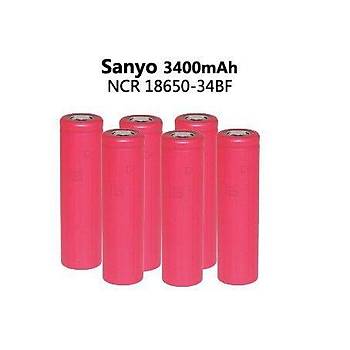 SANYO NCR18650BF 3400mAh 3.7V Li-lon arjl Pil
