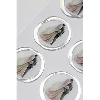 M�h�rc�m 12 Adet Haz�r Kendinden Yap��kanl� Sukulent Bitki Sticker M�h�r KYSM110