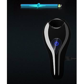 Plazma Çift Ark Alevsiz Çakmak Dokunmatik USB Şarjlı Ergonomik Dizayn