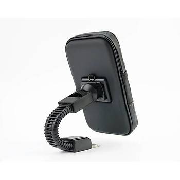 Motosiklet Aynasına Monte Telefonu Tutucu Su Geçirmez Kılıf 150*85mm