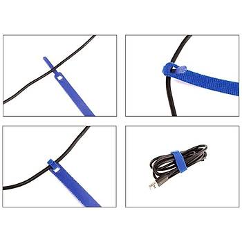 Naylon Kablo Ba�lar� 2*6 Renk 1,2cm*15cm ��ne Tipi 12 Adet Set