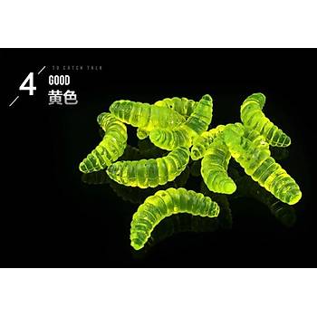 PROFISHER 125 Adet Silikon Sahte Kurt Yem 2.4*0.4 cm 0.5 gr Horsemouth  