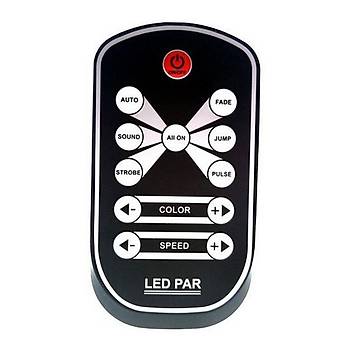 Uzaktan kumandal 18 Led Uv Mor Ik (Krleme) Ses Kontrol Sahne 