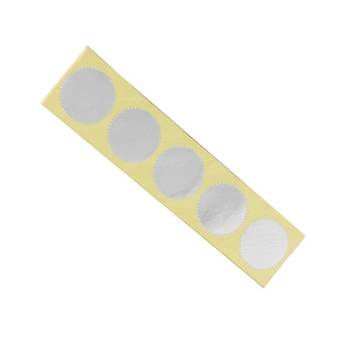 3D Kabartma Al�minyum Etiket 50 adet 45mm Kendinden Yap��kanl�