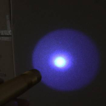 365Nm UV Led El Feneri Mini Alüminyum Alaþým Taþýnabilir Fener Mor LED 
