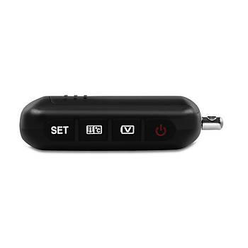 Motosiklet Lastik Basnc zleme Sistemi TPMS Su Geirmez Kablosuz LCD Ekran 