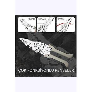 Elektrikçi Pense Çok Fonksiyonlu Paslanmaz Çelik 28 in 1 Otomotiv