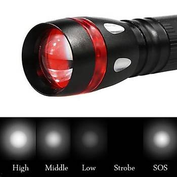 El Fener 3000LM 3 Modlu CREE XML T6 LED 18650 VEM86 P20 Skywolfeye