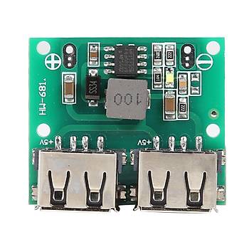 Çift USB Çıkışı 9V 12V 24V to 5V 3A DC-DC Step Down Şarj Modülü 