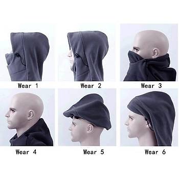Rzgar Geirmez Termal Polar Yz ve Boyun Maskesi