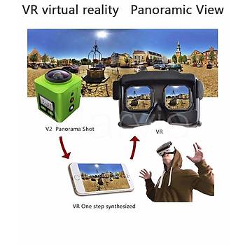 4K 360 ° 3D VR Wifi Ultra HD Panoramik Mini Kamera