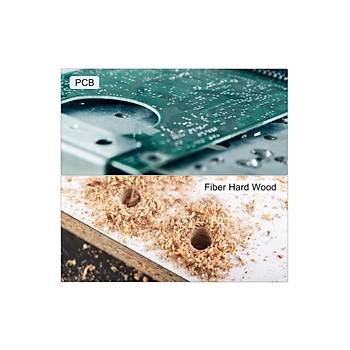 PCB Mini Karbür Freze Kesici 1.0-3.0mm 10 lu Set 3.175mm Shank