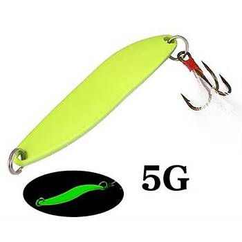 PROFISHER 4 Boy Fosforlu Metal Ka��k T�yl� Kuyruk Yem 5gr 7gr 10gr 13gr