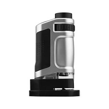 Mini Tanabilir 20X-40X Zoom Mikroskop Byte 8 LED Profesyonel