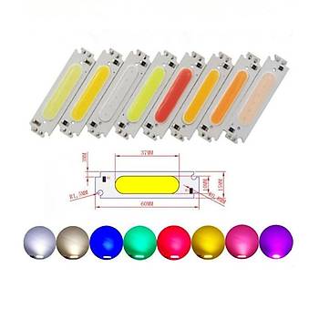 COB LED �ip Turuncu 12V 2W 6015 PCB Bord DIY I��k Kayna�� 