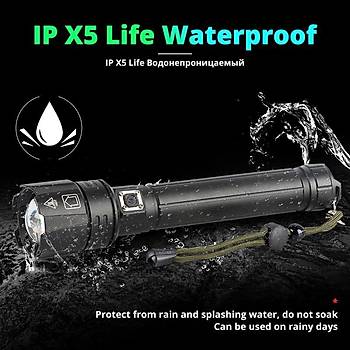 Atom El feneri Sper Parlak XHP 90.2 Led USB arjl Zoom 2*26650 